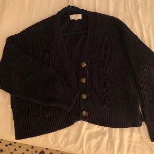 LA LIGNE NAVY CARDIGAN